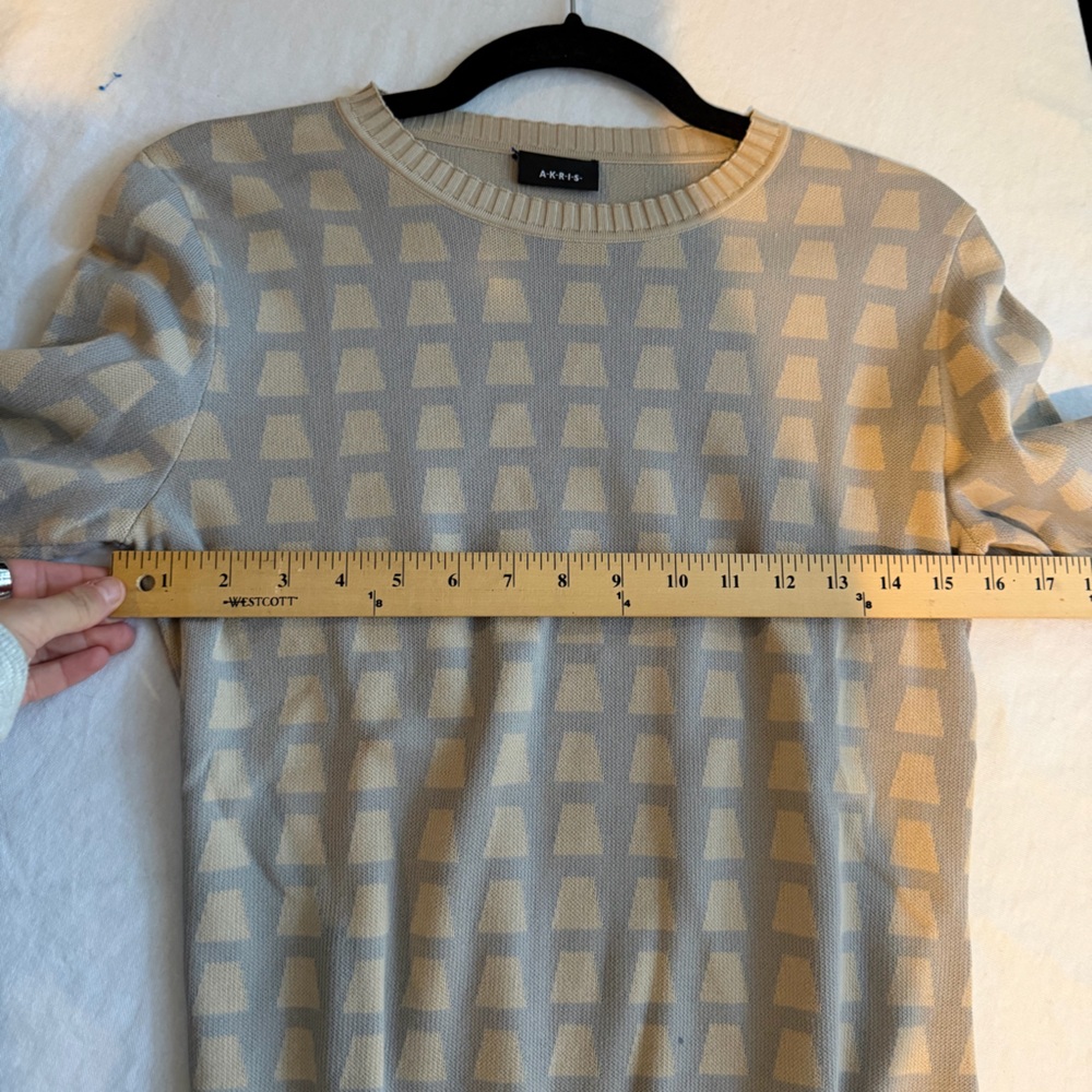 Akris Trapezoid‎ Jacquard Knit Sweater View 6